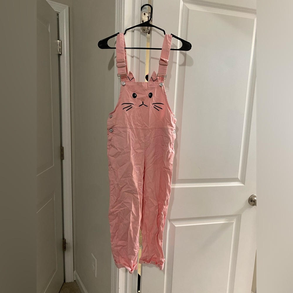 Adorable kitty cat overalls, size XS